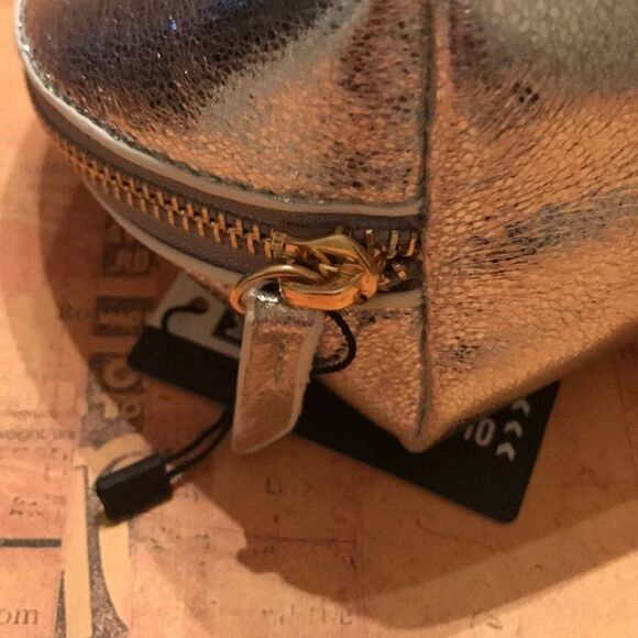 Faux Leather Cosmetic Bag - Picture 2 of 4